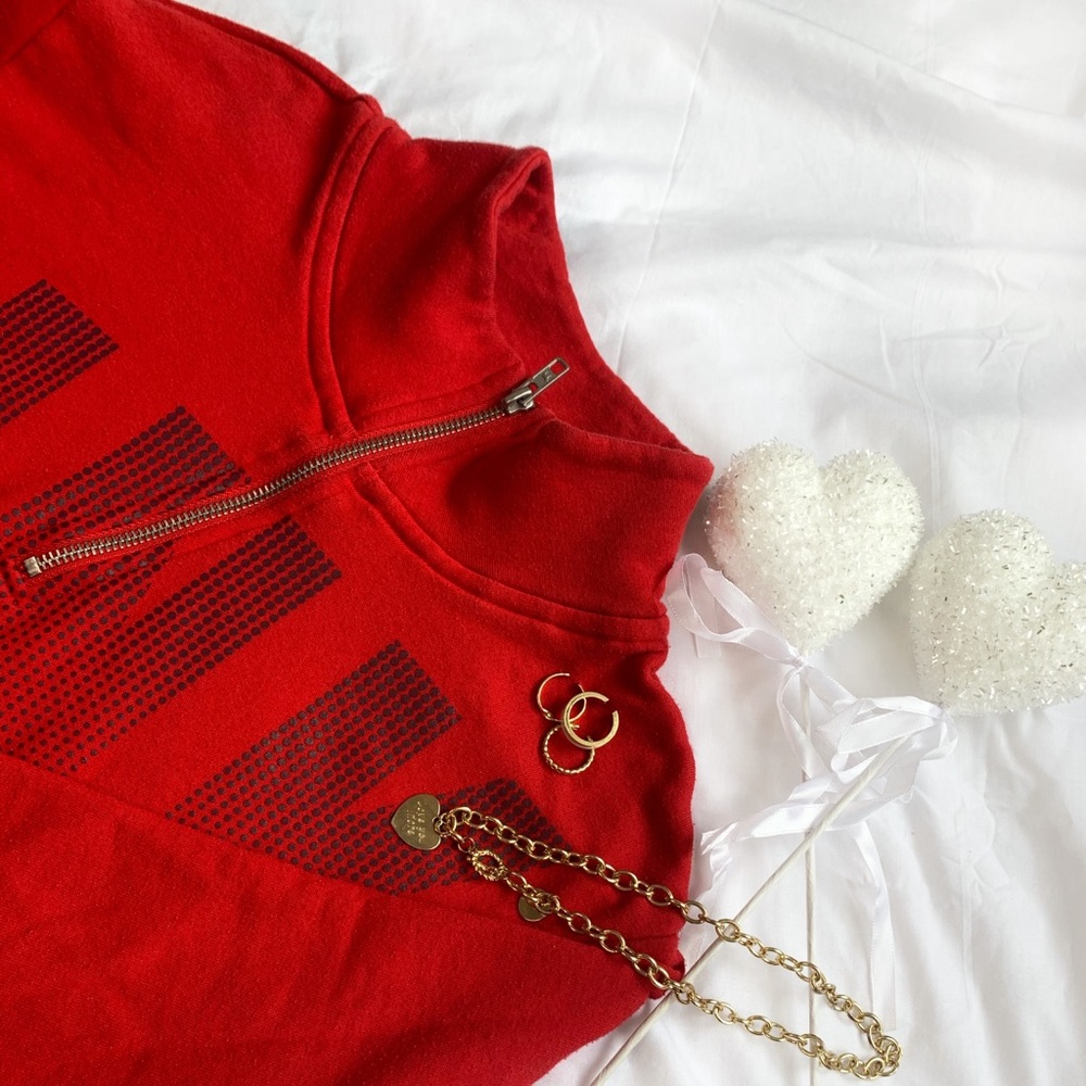 PINK VS QUARTER-ZIP